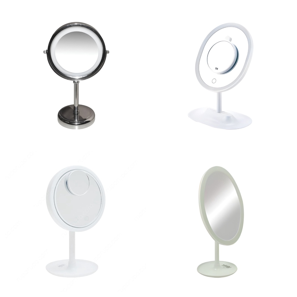 [PROMO] Kaca cermin LED INFORMA ORIGINAL | Cermin aesthetic | Cermin bulat, kecil, minimalis | Cermi