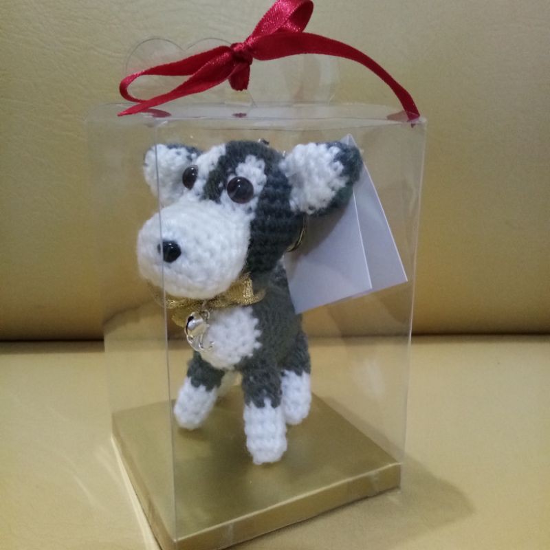 Boneka Rajut Anjing / Amigurumi Siberian Husky