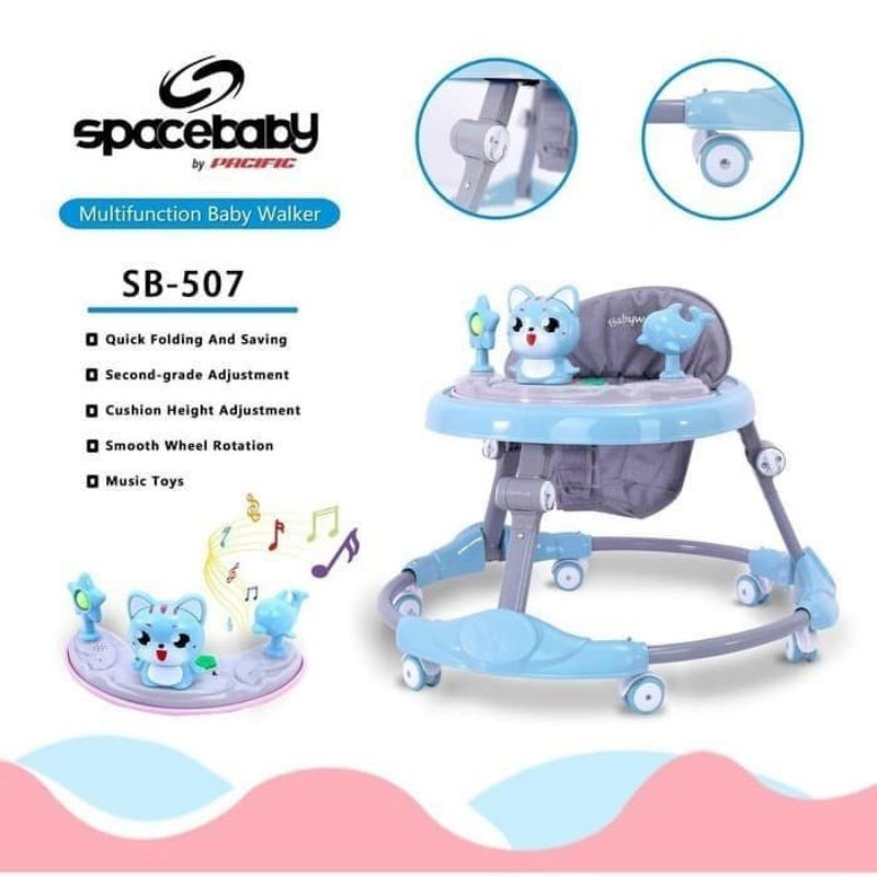 Baby walker Boneka kucing Space Baby SB-507