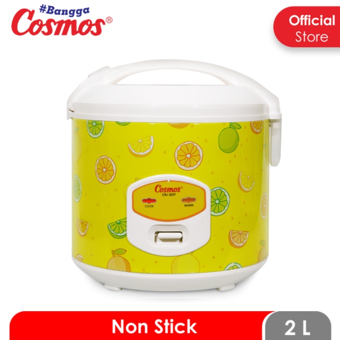 Rice Cooker Magic Com Cosmos Anti Lengket Kapasitas 2 Liter CRJ-3237 / CRJ 3237