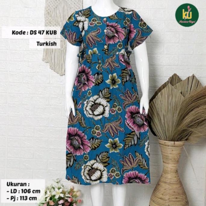 Daster Kencana Ungu Label Biru / Kub 47