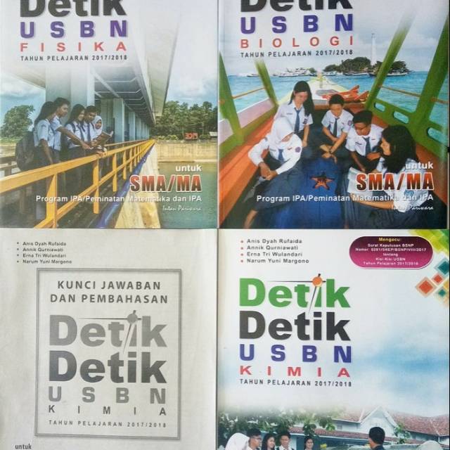 Detik Detik Usbn Fisika Kimia Dan Biologi Plus Kunci Jawaban Shopee Indonesia