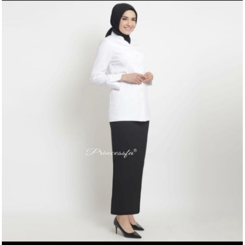 SERAGAM PRINCESSFA PUTIH HITAM