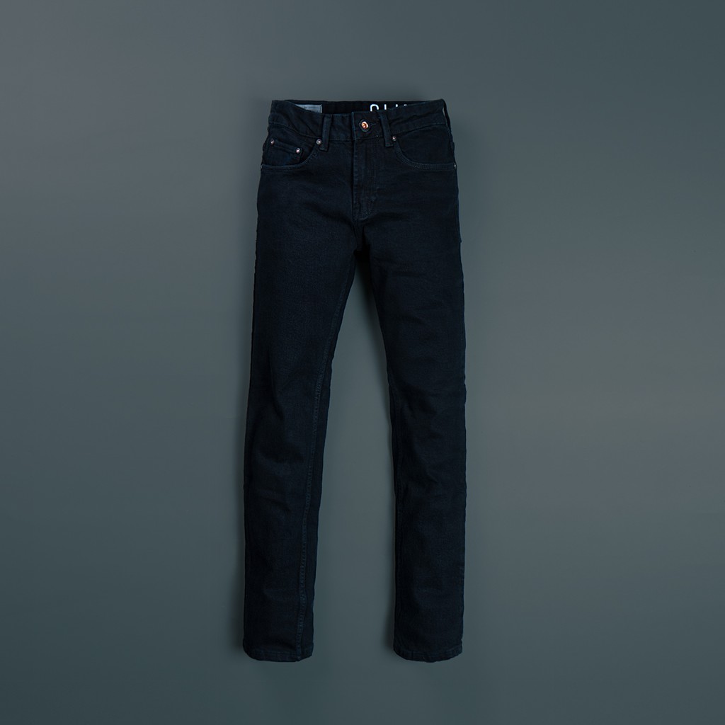 

Jimmy and Martin - 5 Pocket Retro Black Dyed Stretch Denim Pants - P605-2