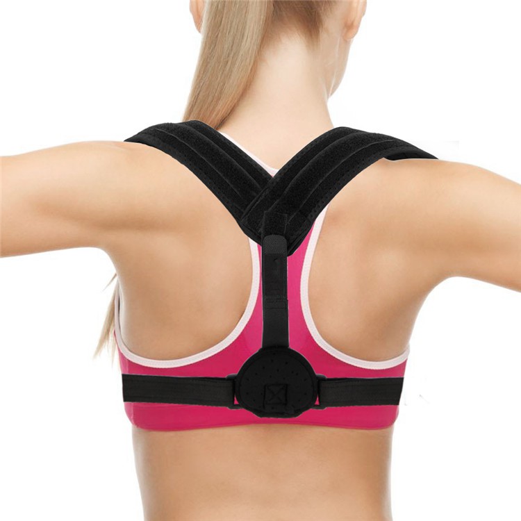 Tali Korektor Postur Punggung Body Harness Support Belt 90-110cm - 10223 - Black