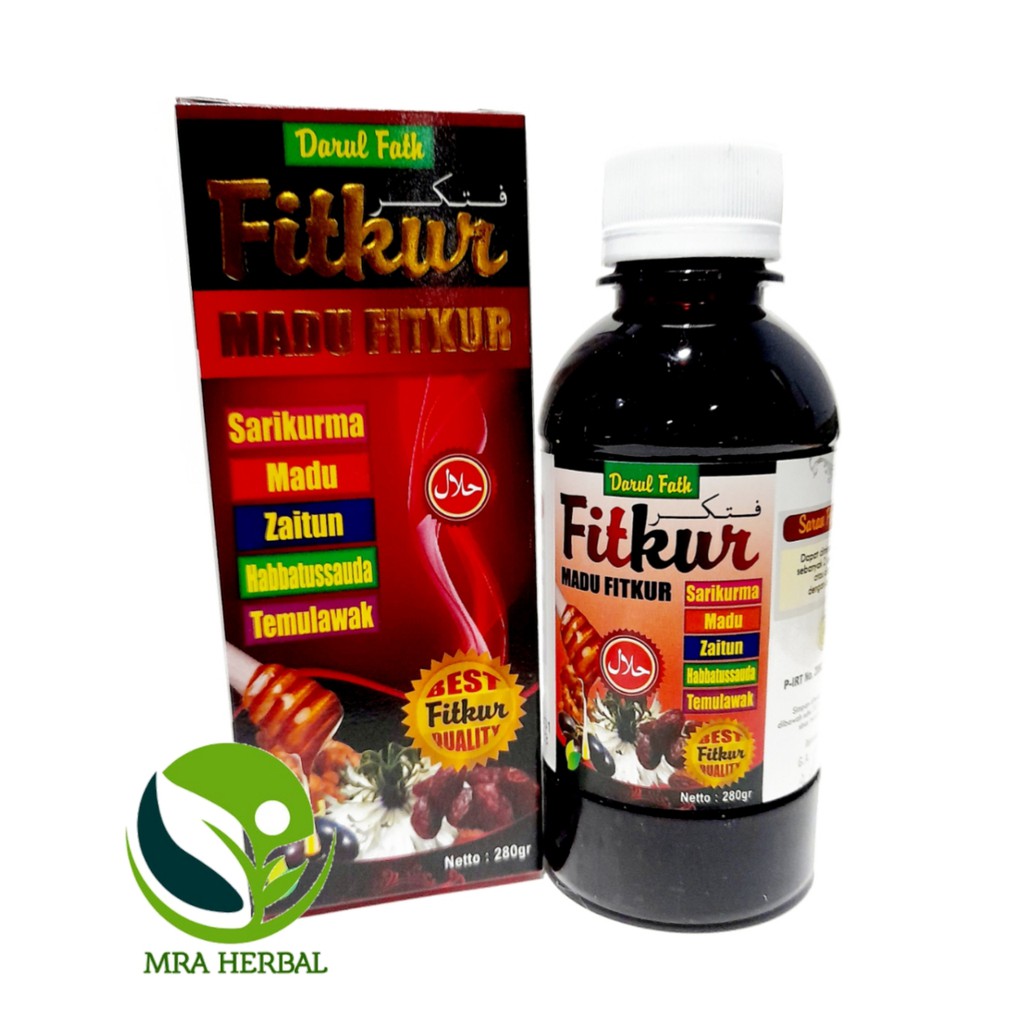 Madu FITKUR Kurma Darul Fath 280gr | Madu Angkak Kurma-Griya Annur-Samudra Herbal