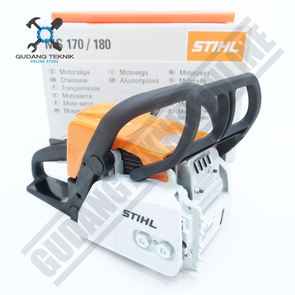 Chainsaw STIHL MS170/MS180 14&quot; 16&quot; 2Tak / Mesin Gergaji Kayu Chainsaw STIHL MS170 14 Inch MS180 16 inch