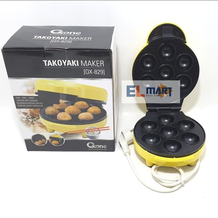 Alat Pembuat Snack Takoyaki Maker OXONE OX829 - OX 829 Original