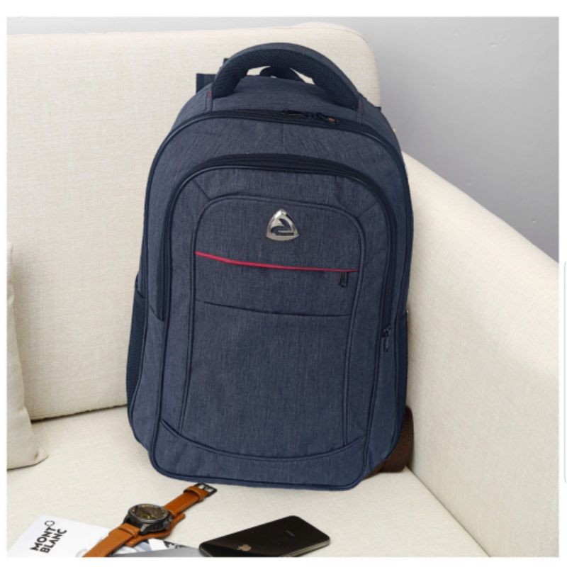 Tas ransel laptop air bone coklat abu navy Kapasitas besar Bisa Kuliah Sekolah Kerja Tas Kantor