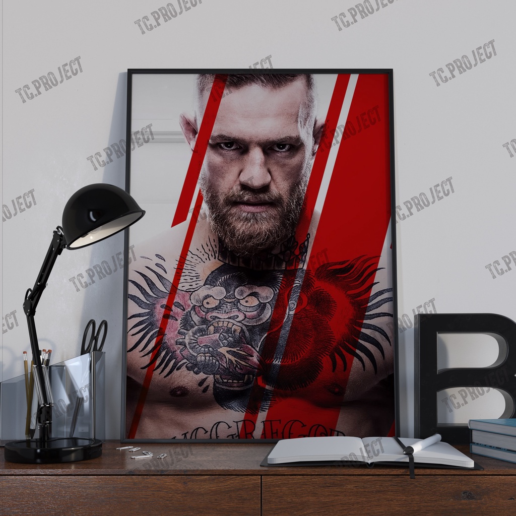 Poster Conor McGregor UFC GYM- Wall Decor Hiasan Dinding 001