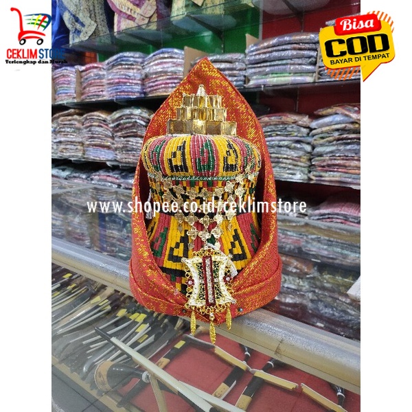 Topi Pengantin Pria Aceh Komplit | Kupiah Meukeutop Aceh