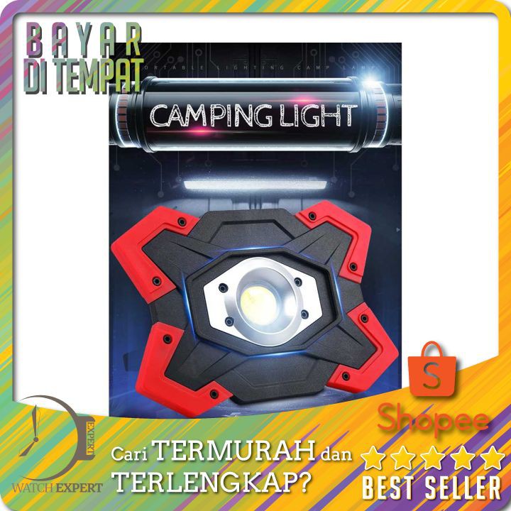 TERLARIS Senter LED COB 1200 Lumens + Power Bank 6600mAh