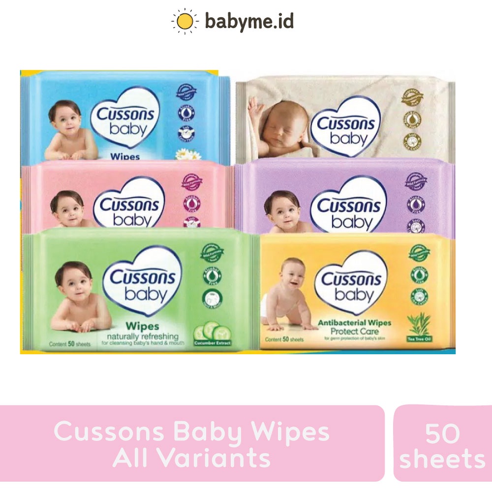 Cussons Baby Wipes Tisu Basah B1G1