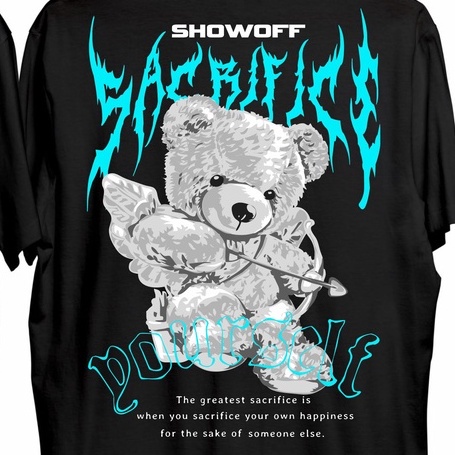 FC - KAOS OVERSIZE ANGEL BEAR SHOWOFF T-shirt