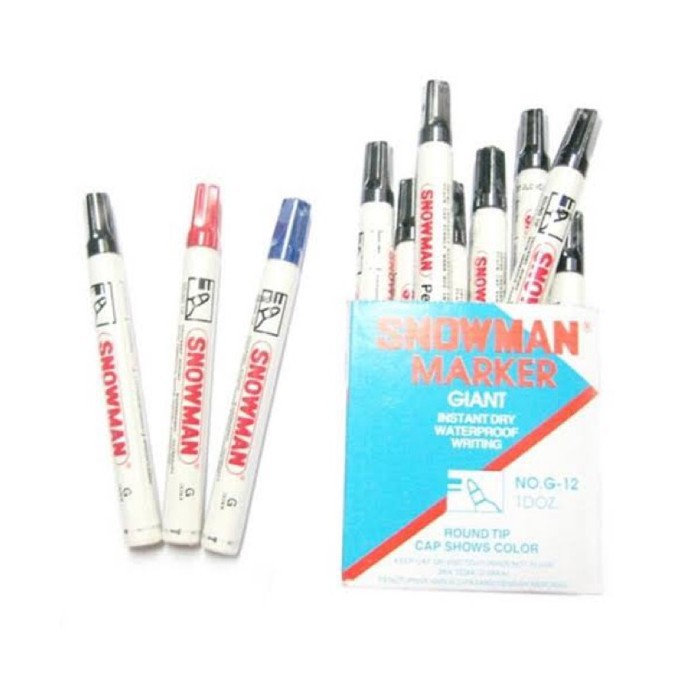 

Spidol Papan tulis PERMANEN SNOWMAN MARKER