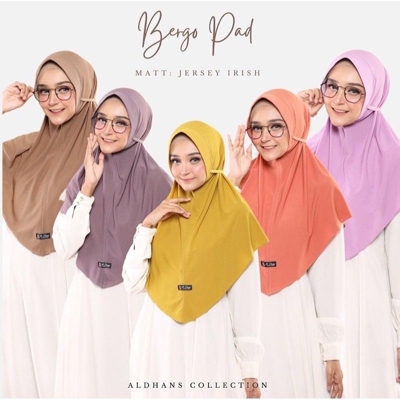 Hijab/Jilbab instan bergo pad by Al-Dhans