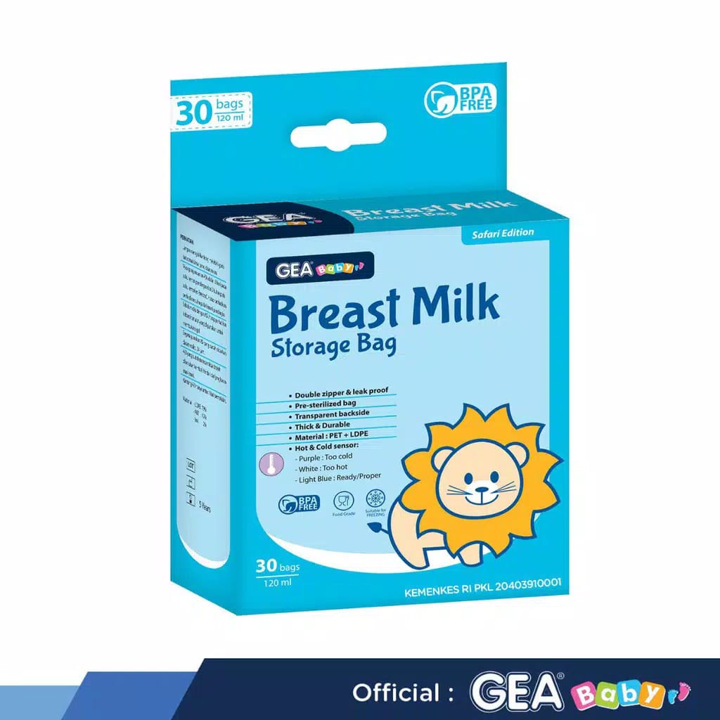 GEA Baby Kantong Asi 120ml Breast Milk