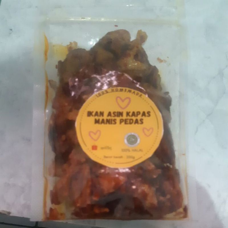 

ikan asin kapas manis pedas