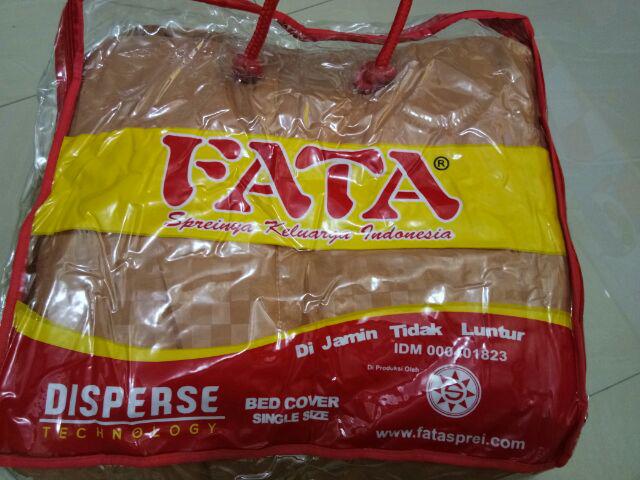 Fata Signature_bedcover Fata Signature Polos Embos Atau Timbul Uk.120x200/100x200