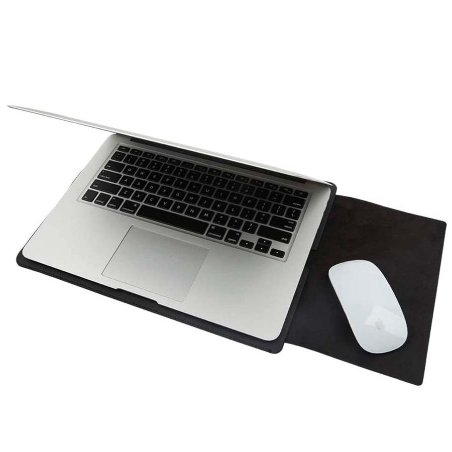 Tas Laptop Softcase Slim PU Leather for Laptop / Macbook Size 13 14 inch