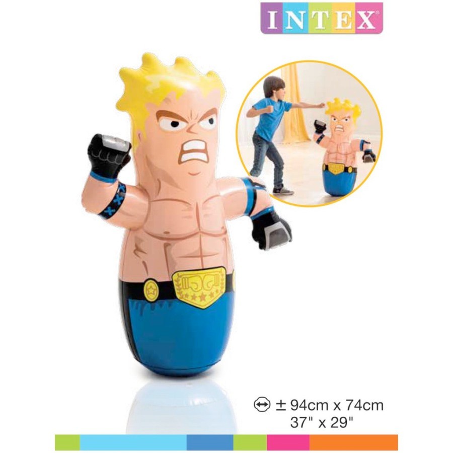 INTEX 44672 MAINAN ANAK SANSAK TINJU ( 3D BOP BAGS ) WRESTLER AND BOXER