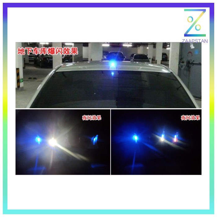 VigoAcme Shark Fin Lampu Solar Mobil Bentuk Sirip Hiu 8 LED - FZWJSD -