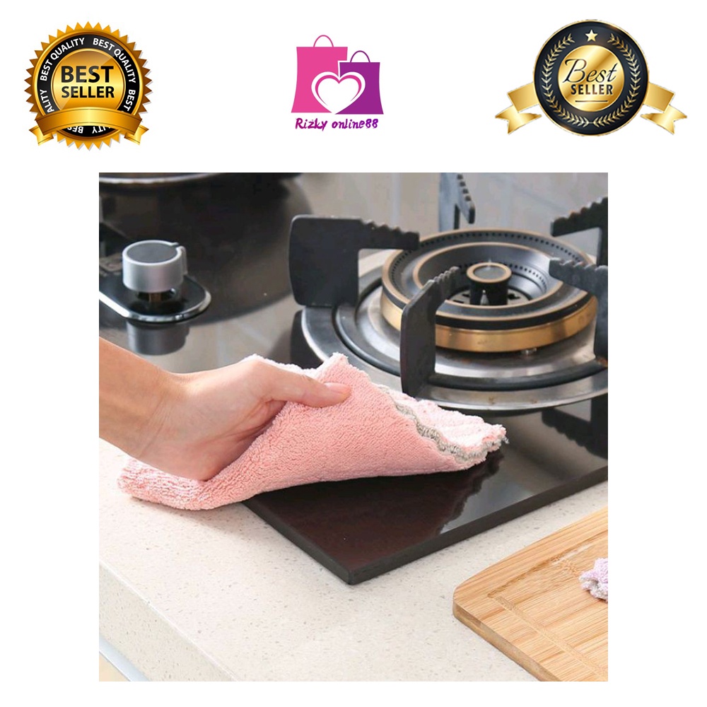 rizkyonline88 kain lap microifiber kain lap dapur kain serbet