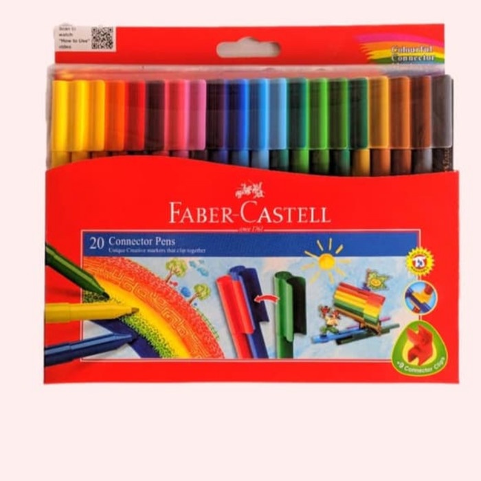 

Gaya Connector Pens 20 Warna Faber Castell/Spidol Coloring Marker Diskon