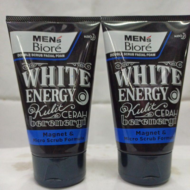 Biore Men White Energy Facial Foam 100g