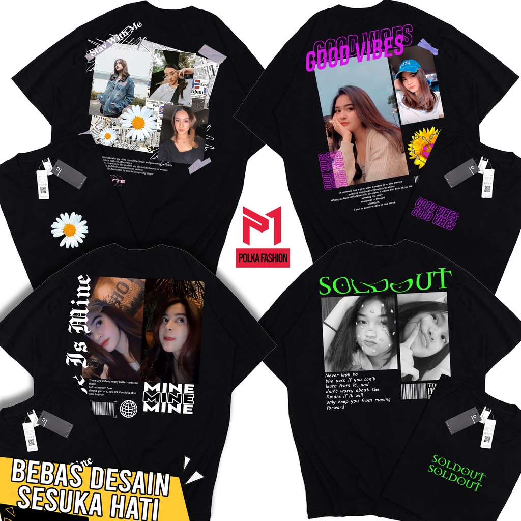 Dominic Cloth Kaos Custom Couple Foto Sendiri