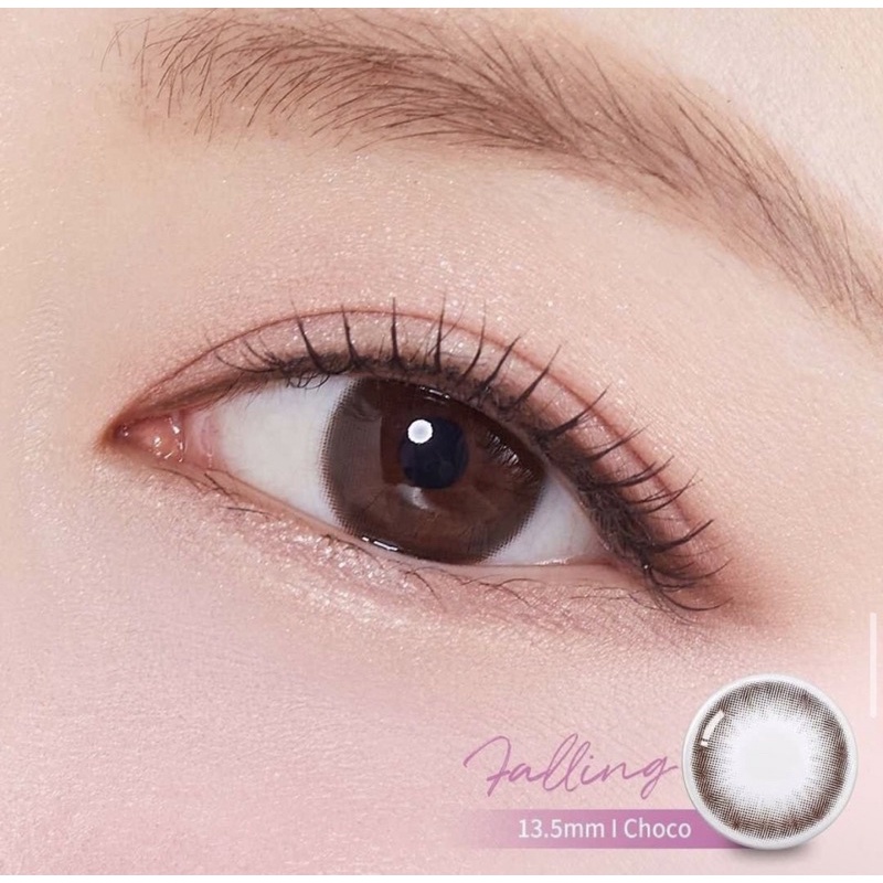 softlens vassens mini falling gray brown choco original korea high quality pusbel korean