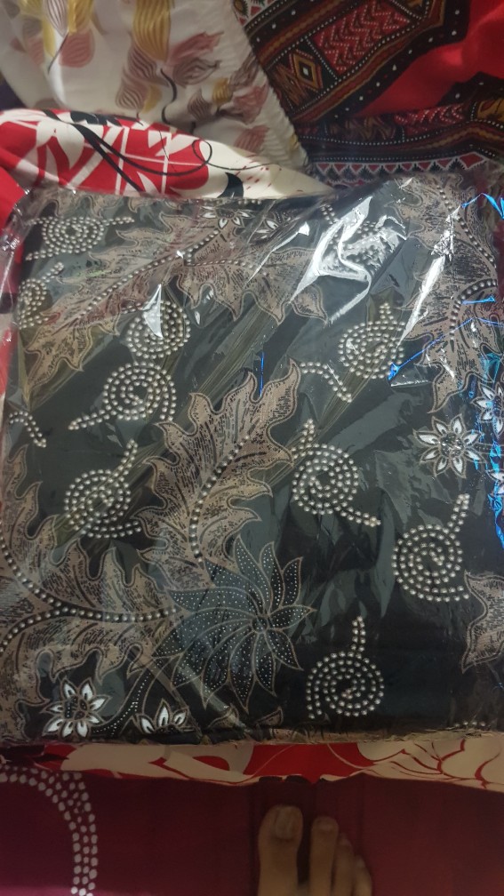 Gamis Batik Couple Kemeja Kardi Jumbo Modern