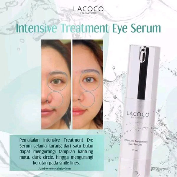 Lacoco Intensive Treatment Eye Serum 15ml Serum Mata Sekitar