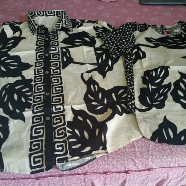 Kemeja 113 Es# Kemeja Batik Pria Dewasa Motif Bunga Bahan Katun Stretchy Slim Fit