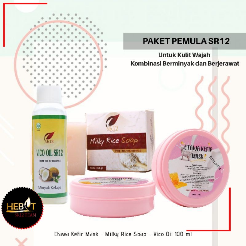 Jual Paket Pemula Sr12 Perawatan Wajah Untuk Jenis Kulit Kombinasi Dan Berjerawat Shopee 7547