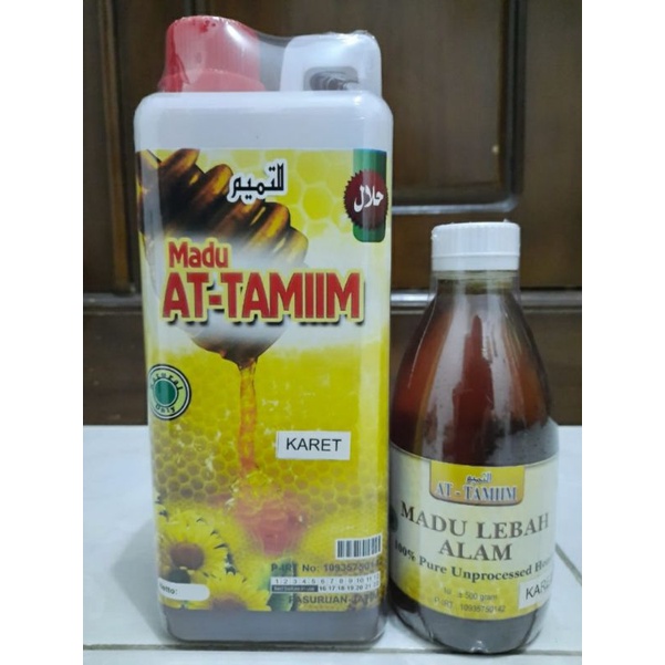 

Madu Attamiim nektar pohon karet 1000gram