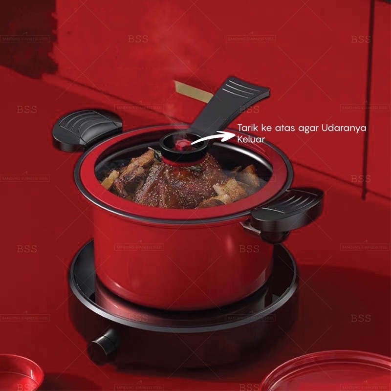 [COD] PANCI PRESTO UK 3.5 LITER MELUNAKAN DAGING - PANCI PRESSURE COOKER POT MISTER ORDER