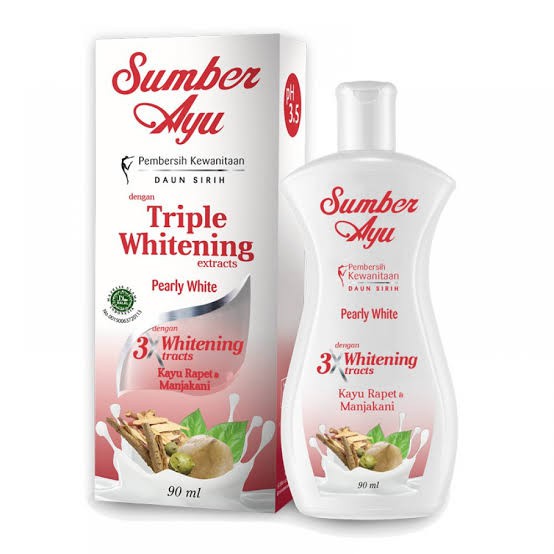 Sumber ayu triple whitening pearly white 90 ml