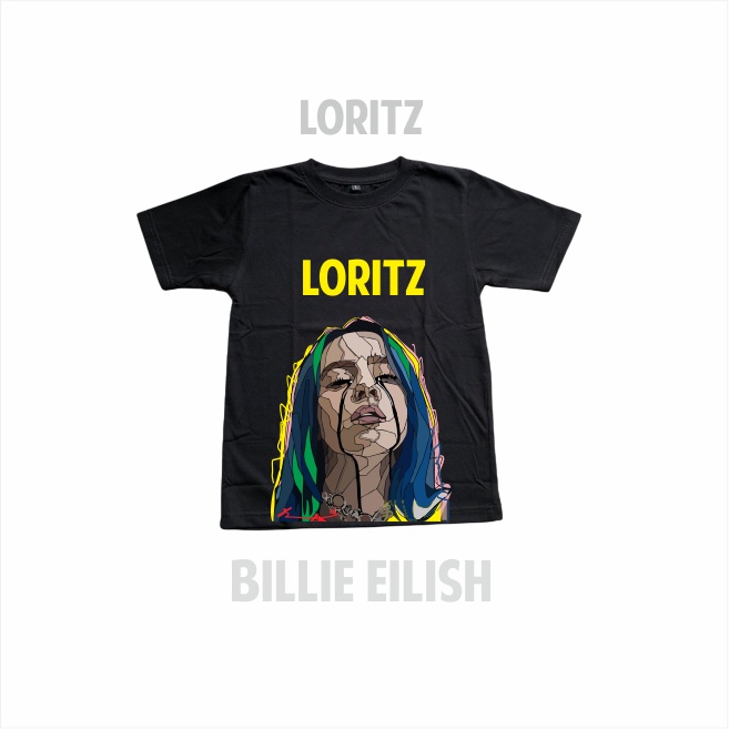 KAOS ANAK BILLIE EILISH LORITZ ORIGINAL