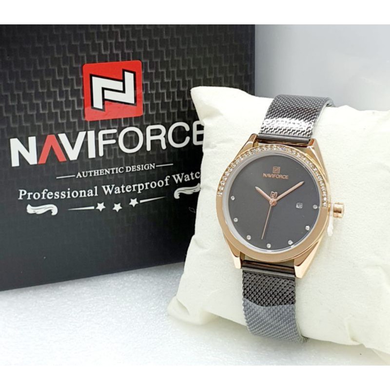 Jam Tangan Wanita Naviforce Original 5015 Tahan Air Garansi 1 Tahun Gratis Ongkir COD