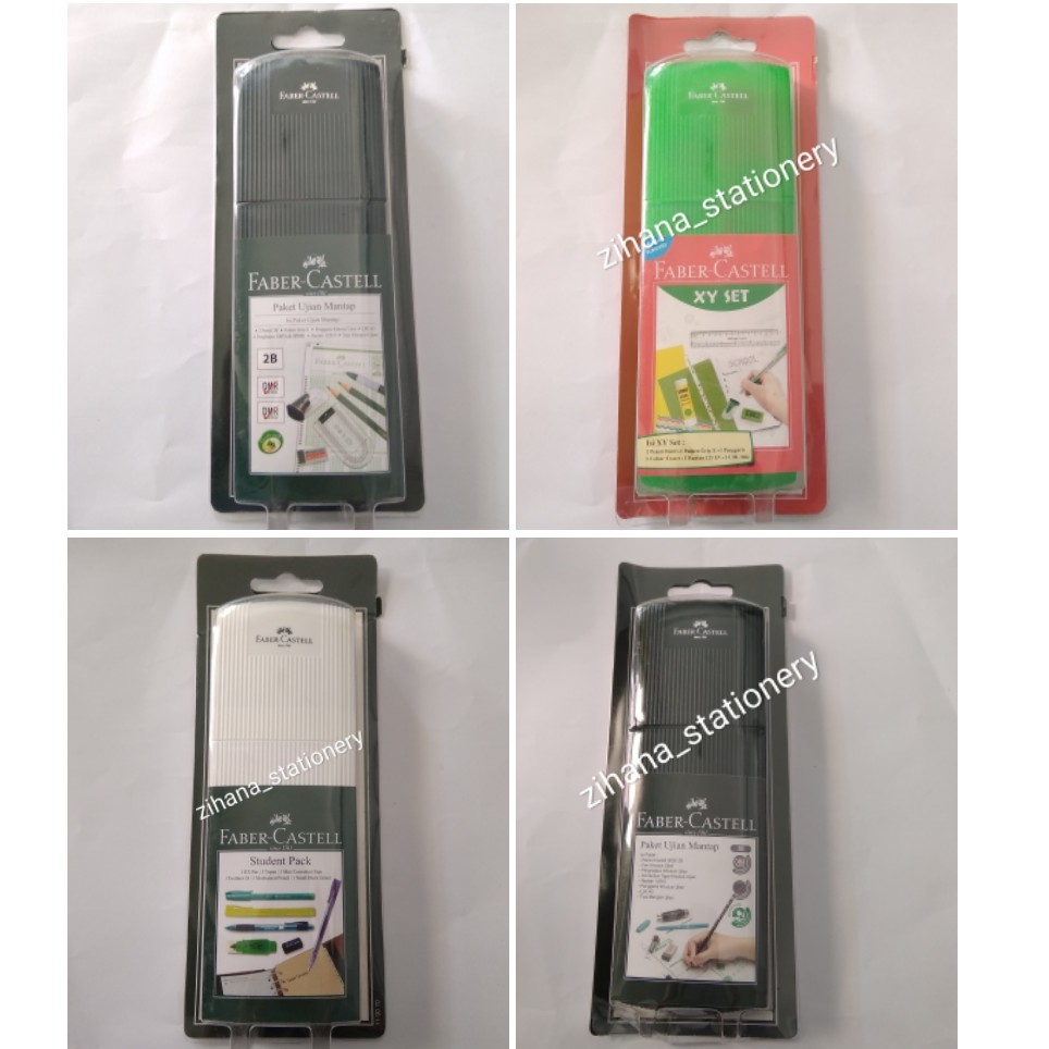 

Alat Tulis Study Set / Paket Ujian Faber Castell