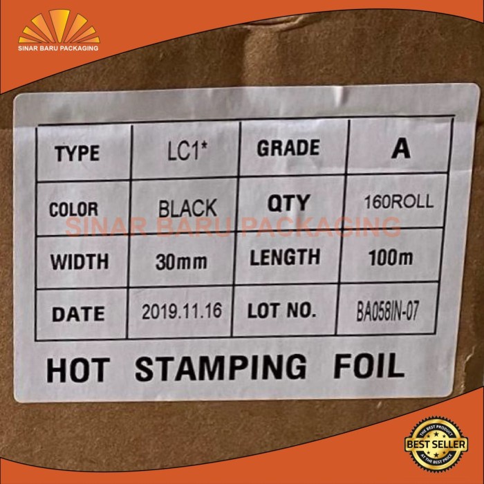

Hot Sale Ribbon Tape Lc1* 30Mm X 100M Min.Order10Roll/Pita Ribbon/Tintacoding Trendi