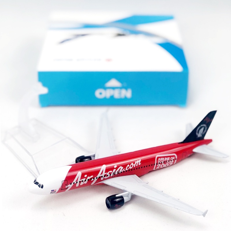 Air Asia 2007 A320 Model Pesawat Airbus 320 2007 16CM Edisi Spesial Bahan Metal