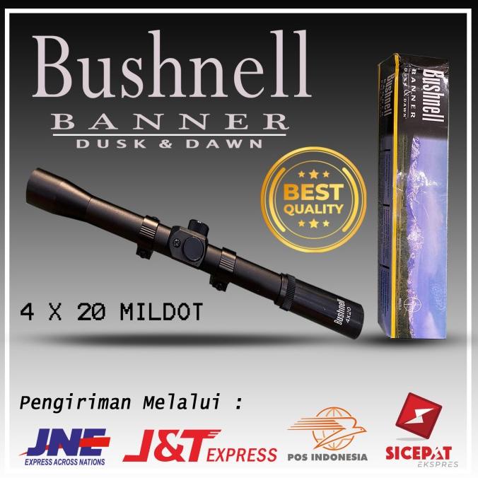 Teleskop Senapan Teropong Senapan Murah Riflescope Bushnell 4x20