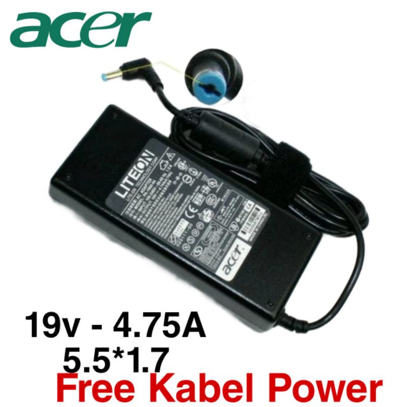 Charger Laptop Acer 19v - 4.74A 90w 5.5×1.7