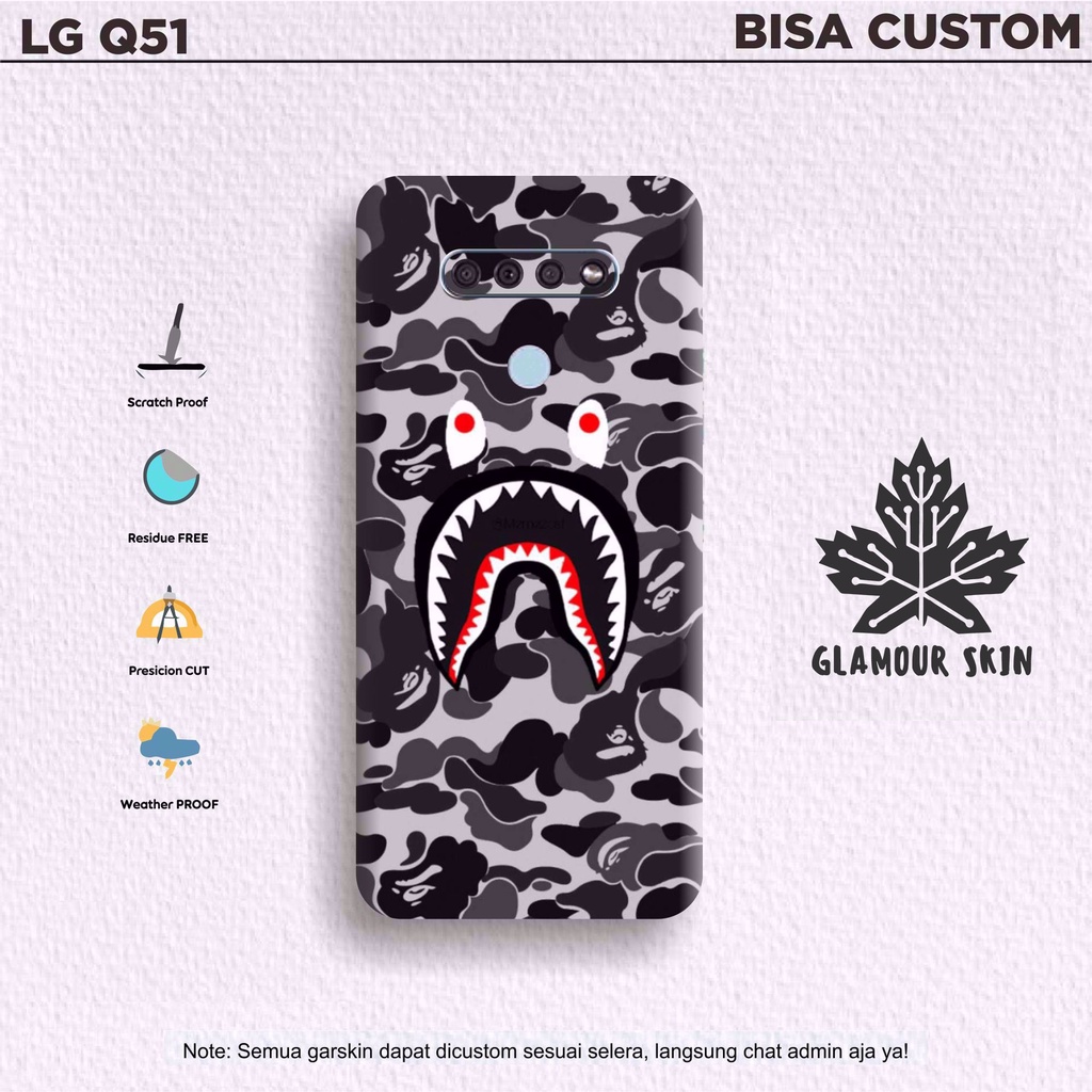 *Dapat2PCS* LG Q51 Garskin Case/Stiker Protector Free Customs & COD Variasi
