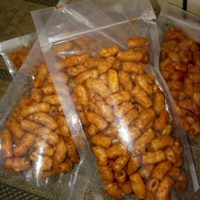 

Makaroni bantat pedas tasikmalaya/Cemilan Makaroni Bantat Pedas Murah 50gr