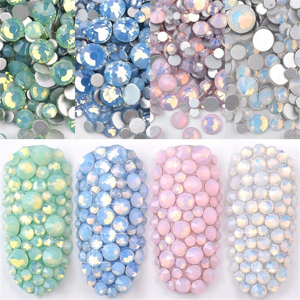 Kristal Berlian Imitasi 3D Multi Ukuran Untuk Dekorasi Nail Art