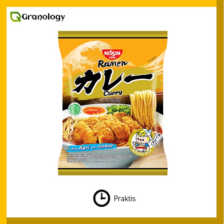 Nissin Gekikara Ramen Jumbo 100 gram - Kari Ala Jepang