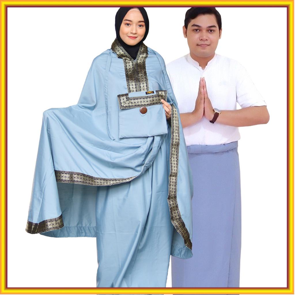 Mukena Couple Jumbo Dewasa Bahan Adem Bali Murah Katun Terbaru 2021